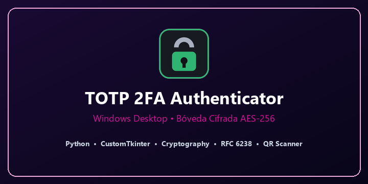 TOTP 2FA Authenticator Windows